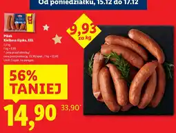 Lidl Kiełbasa śląska XXL Pikok oferta