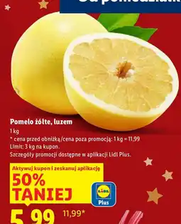 Lidl Pomelo żółte, luzem Lidl oferta