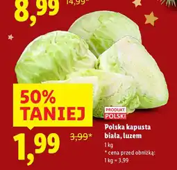 Lidl Kapusta biała, luzem Lidl oferta