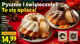 Lidl Babka Deluxe z belgijską czekoladą oferta