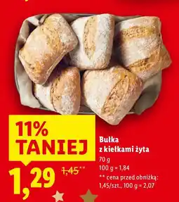 Lidl Bułka z kiełkami żyta Lidl oferta