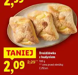 Lidl Drożdżówka z budyniem Lidl oferta