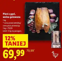 Lidl Pierś z gęsi, wolno gotowana Lidl oferta