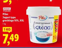 Lidl Jogurt typu greckiego 10% XXL Pilos oferta