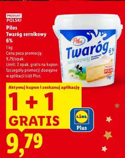 Lidl Twaróg sernikowy 6% Pilos oferta