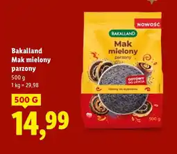 Lidl Mak mielony parzony Bakalland oferta