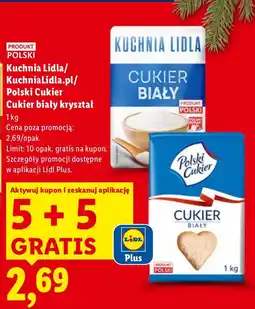 Lidl Cukier biały Kuchnia Lidla Polski Cukier oferta
