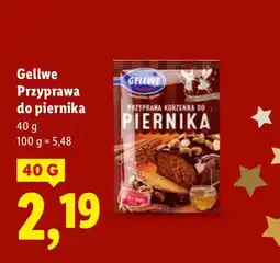 Lidl Przyprawa do piernika Gellwe oferta