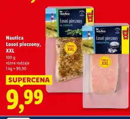 Lidl Łosoś pieczony XXL Nautica różne rodzaje oferta