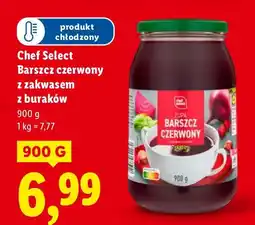 Lidl Barszcz czerwony z zakwasem z buraków Chef Select oferta
