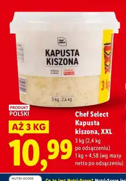 Lidl Kapusta kiszona XXL Chef Select oferta