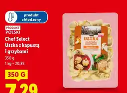 Lidl Uszka z kapustą i grzybami Chef Select oferta
