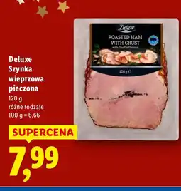 Lidl Szynka Deluxe wieprzowa pieczona oferta