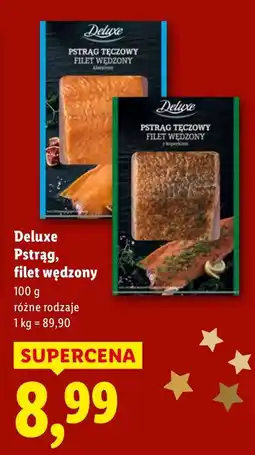 Lidl Pstrąg tęczowy Deluxe filet wędzony oferta