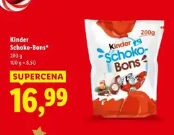 Lidl Czekolada Kinder Schoko-Bons oferta