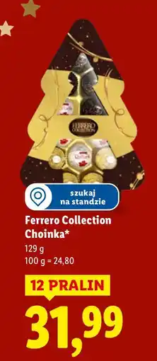 Lidl Pralinki Ferrero Collection Choinka oferta