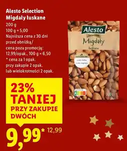 Lidl Migdały Alesto Selection Migdały łuskane oferta