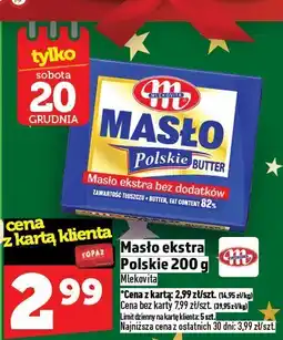 Topaz Masło ekstra polskie 200g Mlekovita oferta