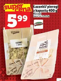 Topaz Łazanki/pierogi z kapustą Wierzejki 400 g oferta