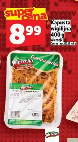 Topaz Kapusta wigilijna Wierzejki 400 g oferta