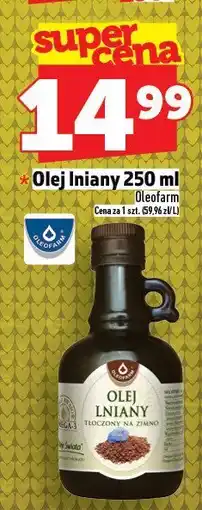 Topaz Olej lniany Oleofarm 250 ml oferta