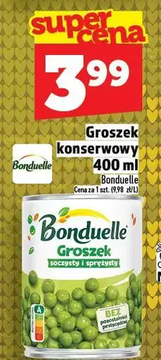 Topaz Groszek konserwowy Bonduelle 400 ml oferta