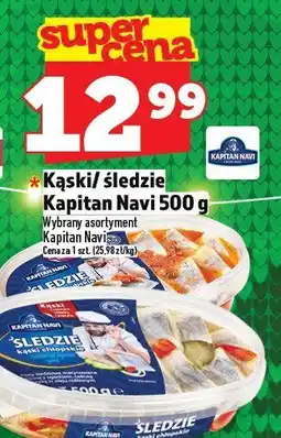Topaz Kaski/śledzie Kapitan Navi 500g oferta