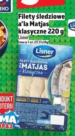 Topaz Filety śledziowe a'la Matjas klasyczne 220g Lisner oferta