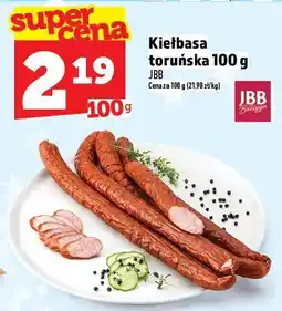 Topaz Kiełbasa toruńska 100 g JBB oferta