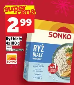 Topaz Ryż biały Sonko 4x100 g oferta