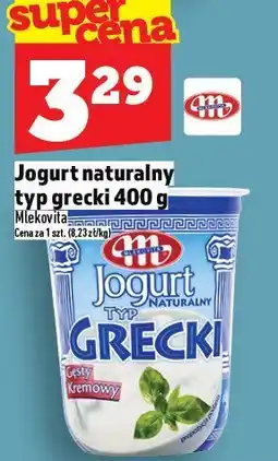 Topaz Jogurt naturalny typ grecki 400 g Mlekovita oferta