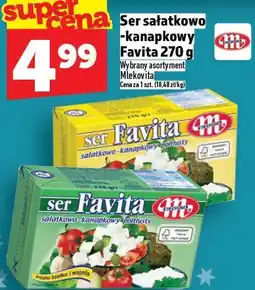 Topaz Ser sałatkowo-kanapkowy Favita 270 g Mlekovita oferta