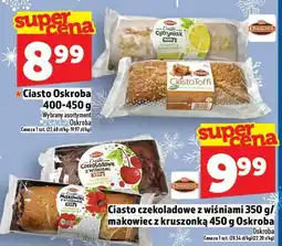 Topaz Ciasto czekoladowe z wiśniami 350 g / makowiec z kruszonką 450 g Oskroba oferta