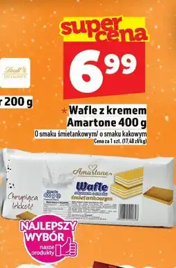 Topaz Wafle z kremem Amati one 400 g oferta