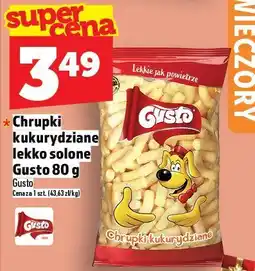 Topaz Chrupki kukurydziane lekko solone Gusto 80 g oferta