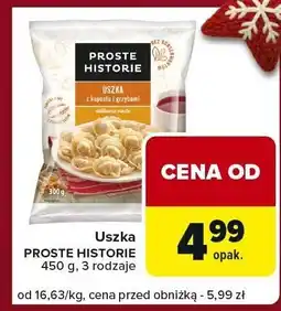 Carrefour Express Uszka PROSTE HISTORIE różne rodzaje oferta