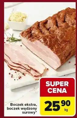 Carrefour Express Boczek ekstra, boczek wędzony surowy Carrefour Express oferta