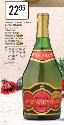 Dino Miód pitny trójniak Bernardyński 0.75L 13% oferta