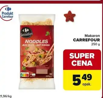 Makaron CARREFOUR noodles aux oeufs 250g