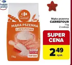 Globi Mąka pszenna luksusowa CARREFOUR 1kg oferta
