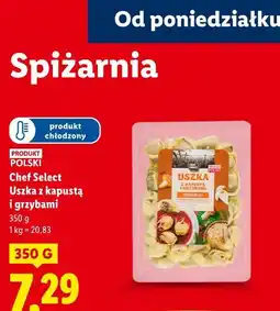 Lidl Chef Select Uszka z kapustą i grzybami oferta