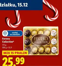 Lidl Ferrero Collection Mix 15 Pralin 172g oferta