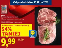 Lidl Karkówka wieprzowa bez kości oferta