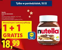 Lidl Nutella Krem do smarowania 350 g oferta