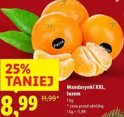Lidl Mandarynki XXL, luzem oferta