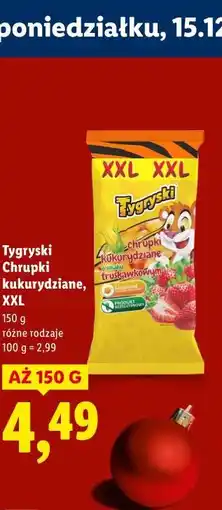 Lidl Tygryski Chrupki kukurydziane, XXL oferta
