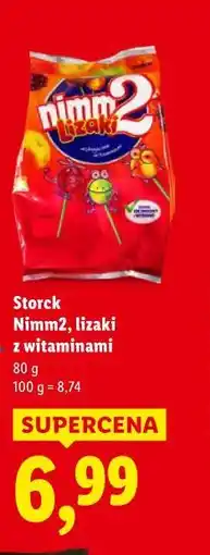 Lidl Storck Nimm2, lizaki z witaminami oferta