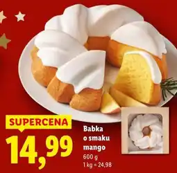Lidl Babka o smaku mango oferta