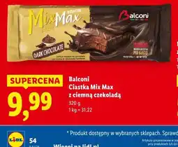Lidl Balconi Ciastka Mix Max z ciemną czekoladą oferta