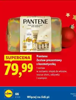Lidl Pantene Zestaw prezentowy z kosmetyczką oferta